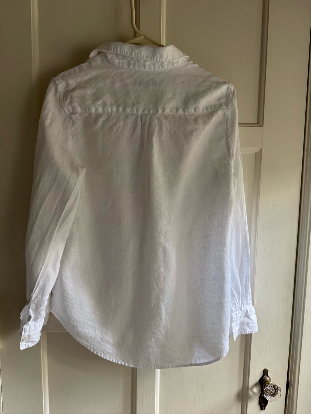 Quince White Linen Button-Front Shirt - Picture 4 of 4